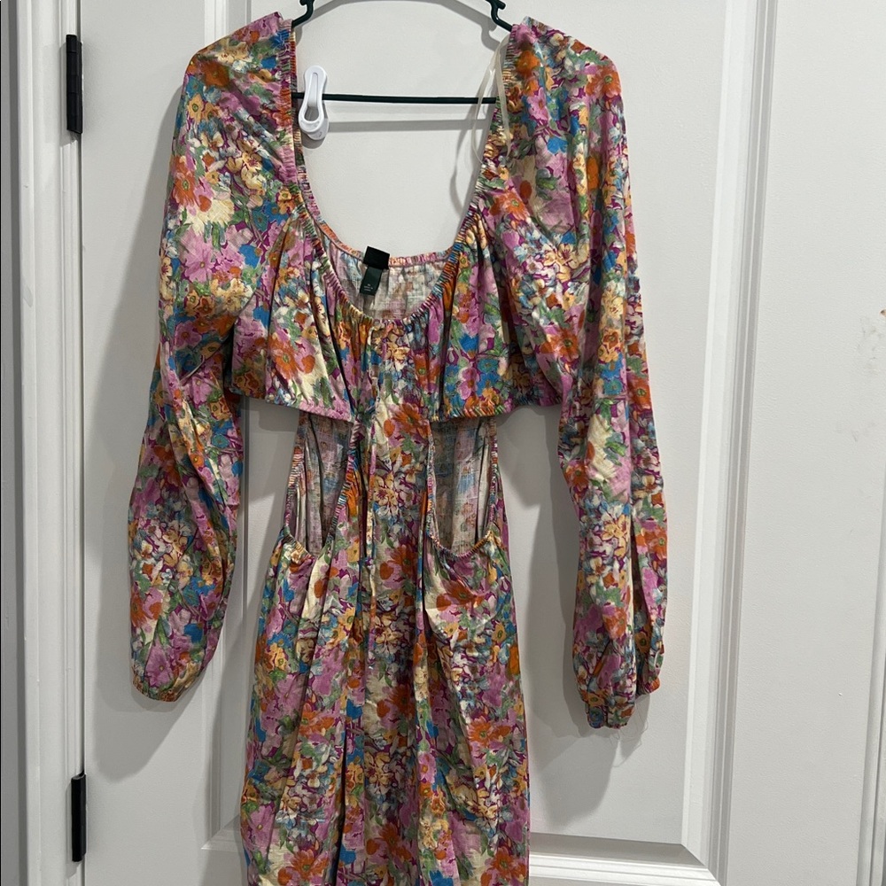 Floral Long Sleeve Dress